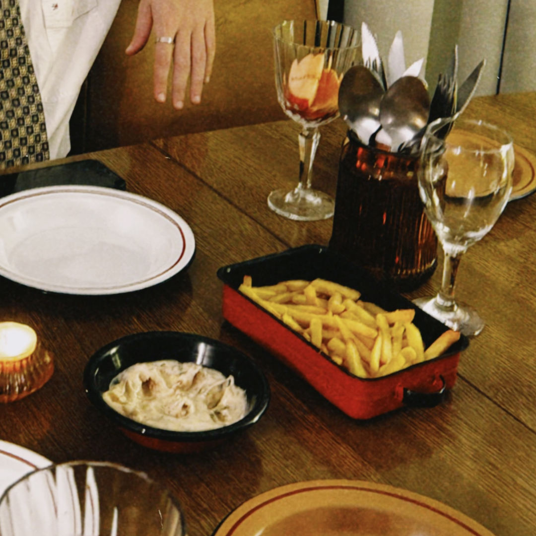 Bandeja vermelha pequena | Coleção Clássica Vintage